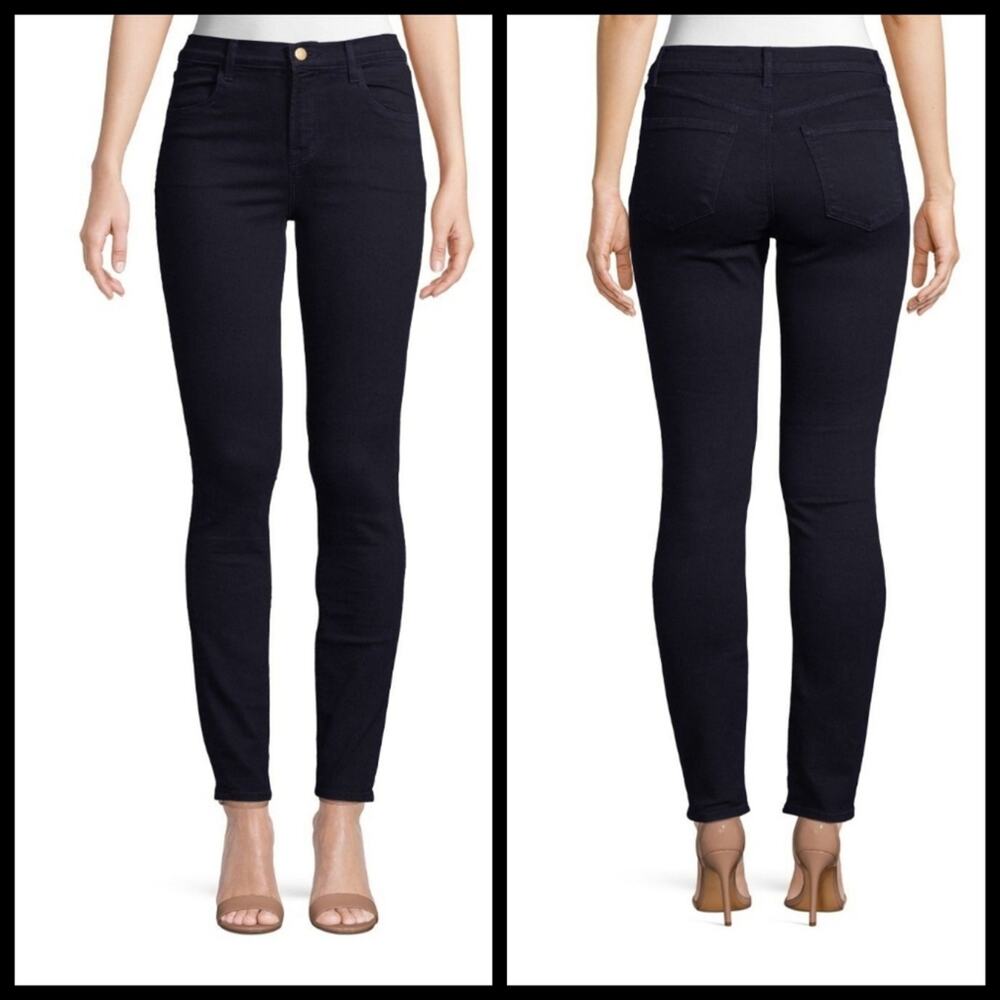 J Brand Maria Coated in Varn Steel Hi-rise Skinny